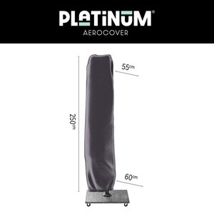 Free-arm parasol cover H250x55/60
