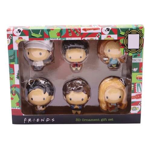 Friends kerstornament giftset resin - 7 x 9,5 x 20 cm