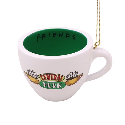Friends kerstornament koffiekop Central Perk resin - 6 x 7,4 x 5 cm