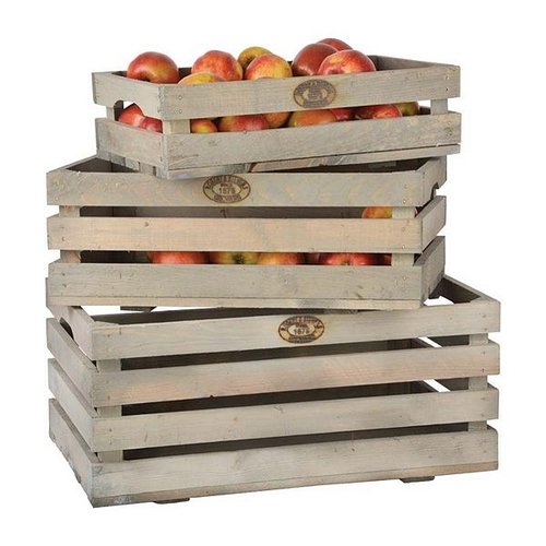 Fruitkrat set van 3