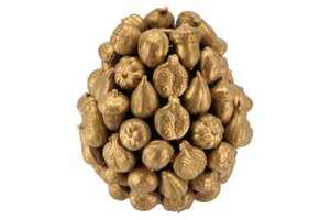 Fruitvaas goud - 26 x 29 cm - afbeelding 1