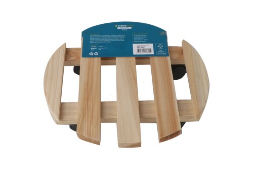 Garden Expert Plantentrolley rond D 30 cm vuren - afbeelding 2