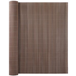 Garden Expert PVC balkonscherm 90 x 300 cm bruin - afbeelding 1