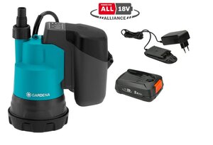 GARDENA Accu dompelpomp 2000/2 Clear 18V P4A set