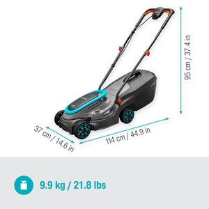 GARDENA Accu grasmaaier PowerMax 32/18V P4A solo - afbeelding 6