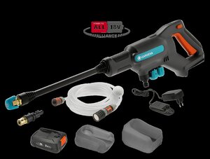 GARDENA Accu hogedrukreiniger AquaClean 24 bar 18V set - afbeelding 1