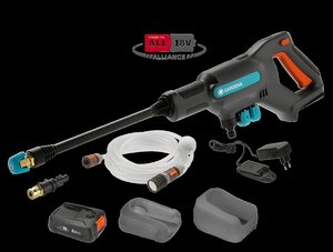 GARDENA Accu-mediumdrukreiniger AquaClean 24/18V P4A set - afbeelding 1