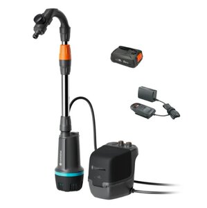 GARDENA Accu-regentonpomp 2200 Auto 18V P4A set