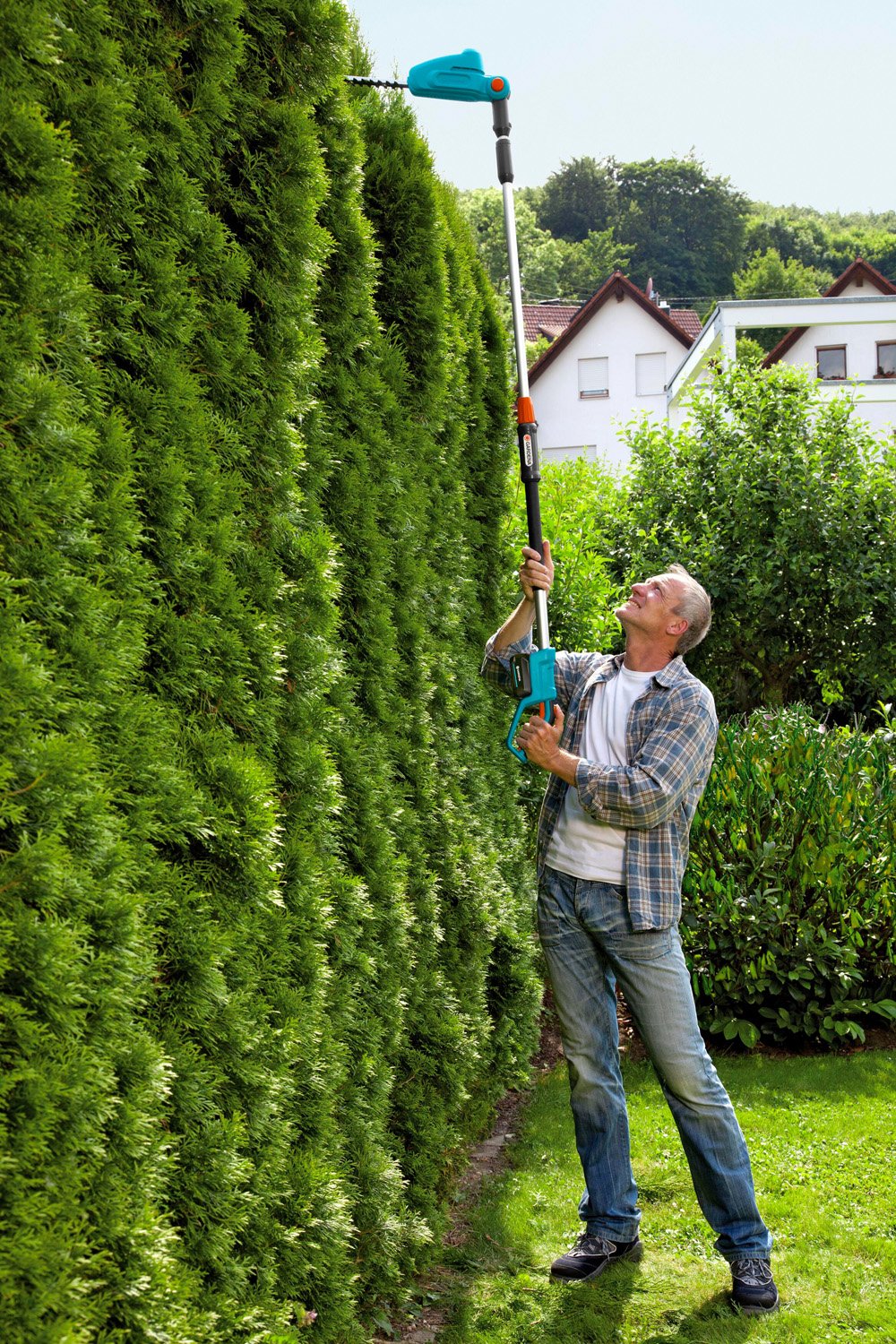 een paar Pacifische eilanden kanaal GARDENA Accu telescopische heggenschaar 42/18V P4A set - Tuincentrum  Coppelmans