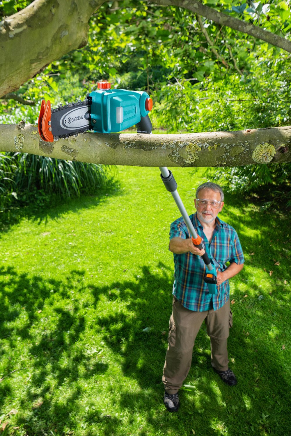 Koopje kip brandwonden GARDENA Accu telescopische snoeizaag TCS 20/18 P4A solo - Tuincentrum  Coppelmans