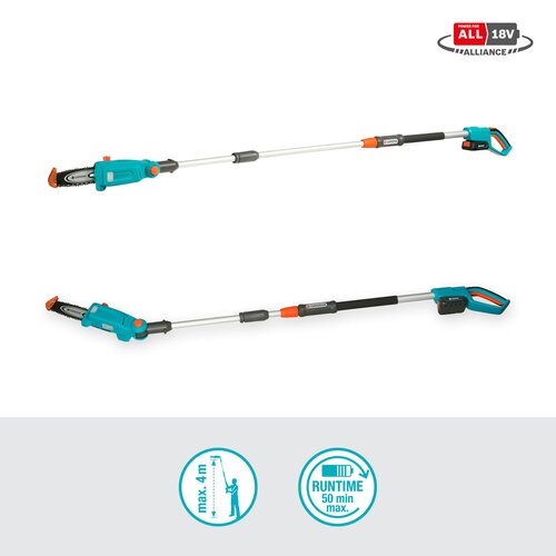 GARDENA Accu telescopische snoeizaag TCS 20/18V P4A set - afbeelding 4