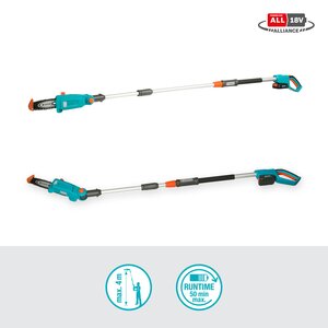 GARDENA Accu telescopische snoeizaag TCS 20/18V P4A set - afbeelding 4