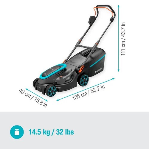 GARDENA Accugrasmaaier PowerMax 37/36V P4A solo - afbeelding 3