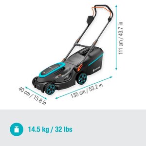 GARDENA Accugrasmaaier PowerMax 37/36V P4A solo - afbeelding 3