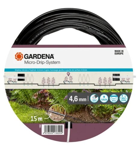 GARDENA Bovengrondse druppelbuis 4,6 mm (3/16") 15 m - afbeelding 1