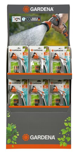 GARDENA Broes met waterstop - afbeelding 1