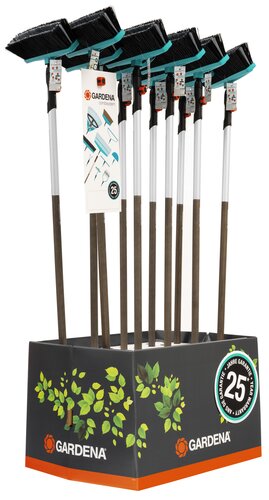 GARDENA combisystem straatbezem met schraper - afbeelding 3
