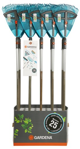 GARDENA combisystem verstelbare bladhark met steel display - afbeelding 2