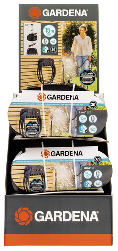 GARDENA Liano™ textielslang 15 m met muurhouder - afbeelding 1