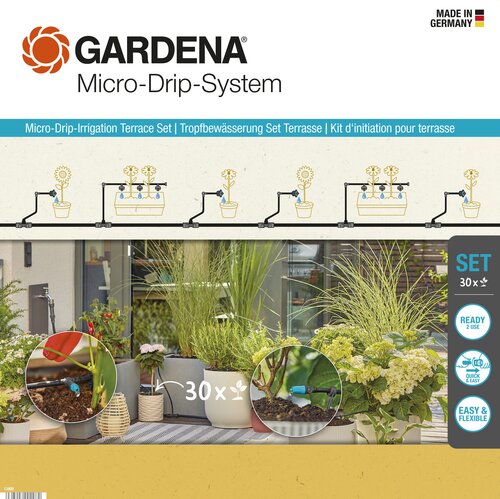 GARDENA Micro-Drip bewateringsset terras (30 planten) - afbeelding 4