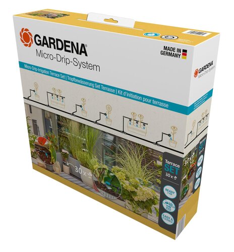 GARDENA Micro-Drip bewateringsset terras (30 planten) - afbeelding 1