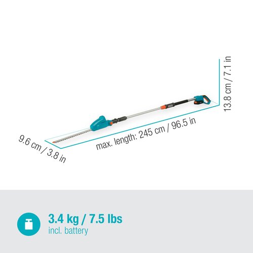 GARDENA Telescopische accu-heggenschaar THS 42/18V P4A set - afbeelding 2