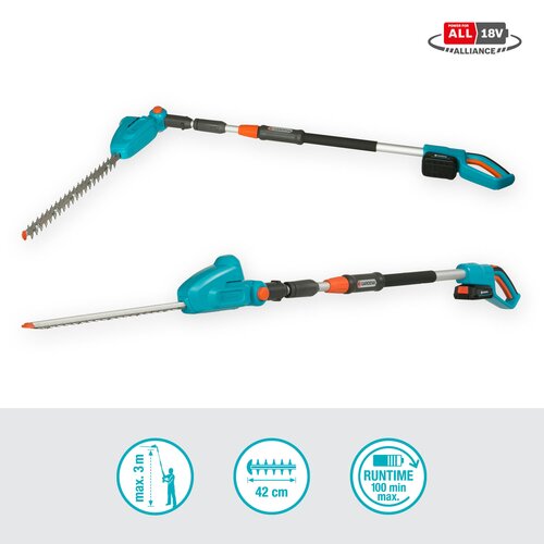 GARDENA Telescopische accu-heggenschaar THS 42/18V P4A set - afbeelding 3