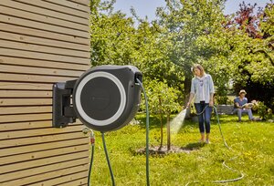 GARDENA Wandslangenbox RollUp L wit 30 m - afbeelding 2