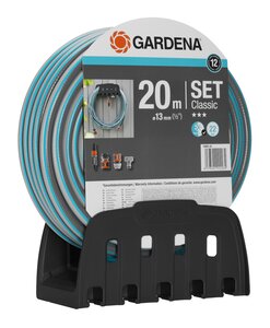 GARDENA Wandslanghouder + 20 M Classic