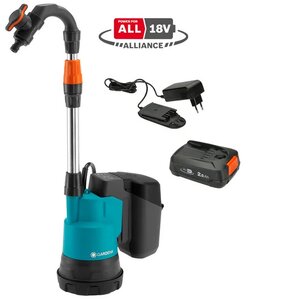GARDENAAccu regentonpomp 2000/2 18V P4A set