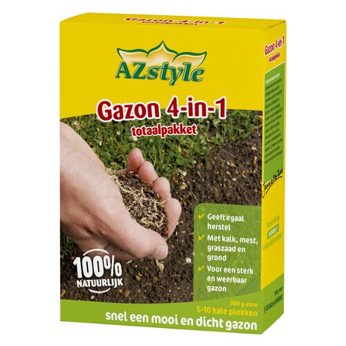 Gazon 4-in-1 totaalpakket 300 g - afbeelding 1