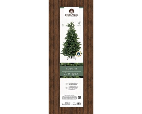 Geneva Fir hinged tree - H 210 x D 126 cm - afbeelding 4