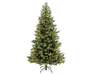 Geneva Fir hinged tree prelit - H 180 x D 116 cm 360 L - afbeelding 1