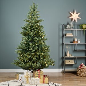 Geneva Fir hinged tree prelit - H 180 x D 116 cm 360 L - afbeelding 3