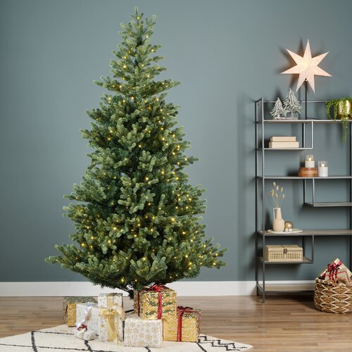 Geneva fir hinged tree prelit - 2663tips -H210cm x D 126cm - 540L - afbeelding 3