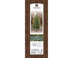 Geneva Fir hinged tree prelit - H 240 x D 136 cm 660 L - afbeelding 4