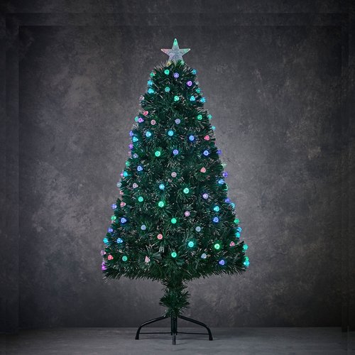 Luca Lighting Genova kunstkerstboom Multicolour - H 150 x D 65 cm