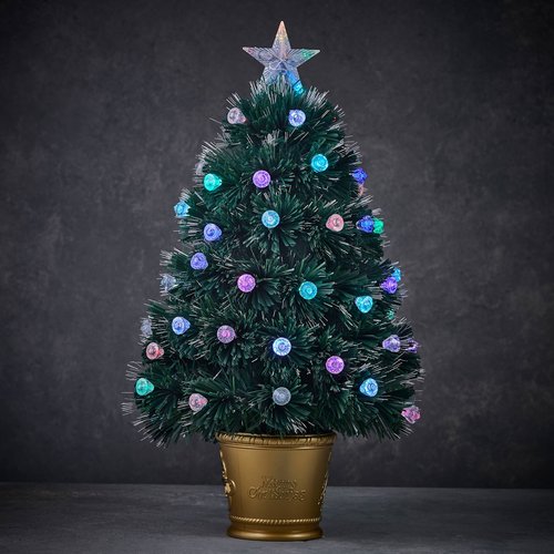 Luca Lighting Genova kunstkerstboom Multicolour - H 60 x D 30 cm