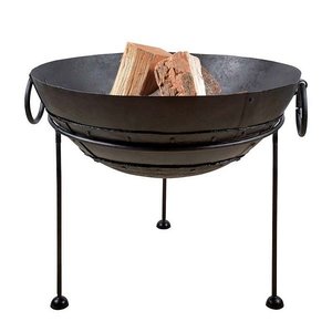 Gerecycled metalen vuurschaal 60 cm