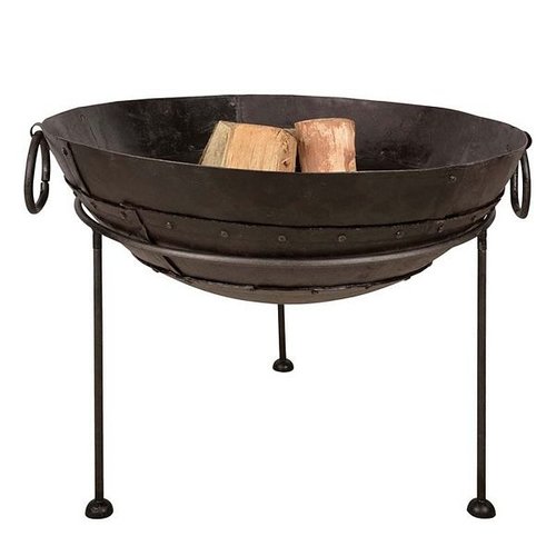 Gerecycled metalen vuurschaal 70 cm