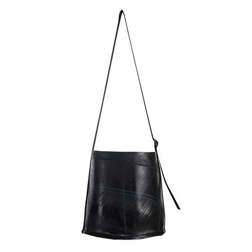 Gerecycled rubber pot hangend  L