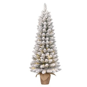 Gerlos tafel kerstboom snowy LED - H 90 cm