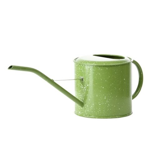 Gieter emaille look groen