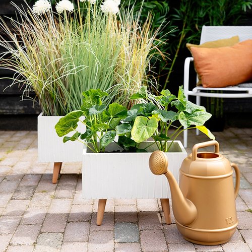 Gieter plastic 12L Goud - L44 x H39 cm - afbeelding 2