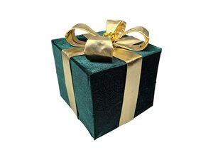 Giftbox maat L groen/goud - afbeelding 1