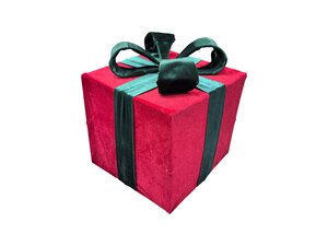 Giftbox maat L rood/groen - afbeelding 1