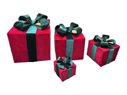 Giftbox maat L rood/groen - afbeelding 2