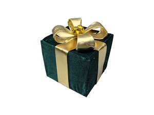 Giftbox maat S groen/goud - afbeelding 1