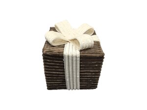 Giftbox maat S rib brown/beige - afbeelding 1
