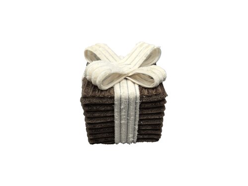 Giftbox maat XS rib brown/beige - afbeelding 1